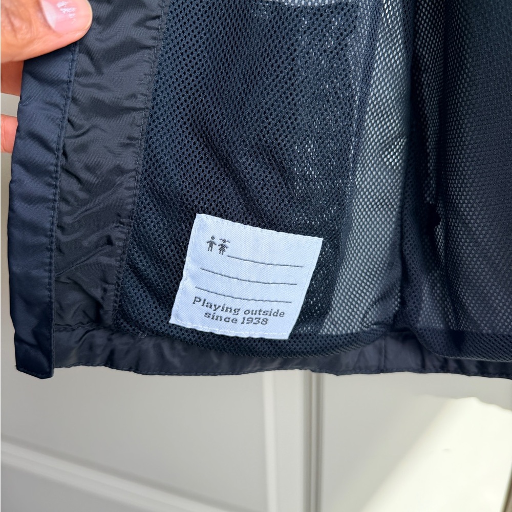 Columbia Kids Black Hooded Rain Jacket - Picture 3 of 4